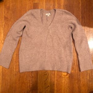 V-neck soft sweater